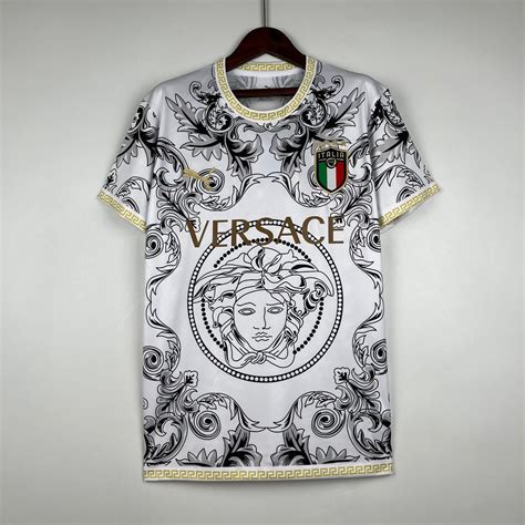 white and red versace shirt|versace white shirt price.